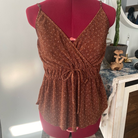 Abercrombie & Fitch Tops - Abercrombie & Fitch Babydoll Brown Camisole